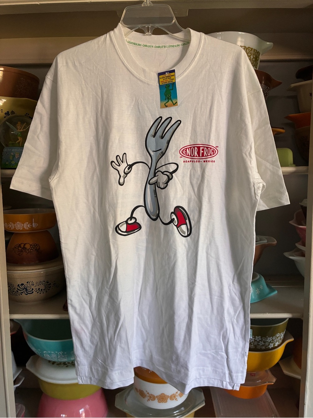 Vintage Señor Frog's Acapulco "Fork" Graphic T-Shirt - Size Large